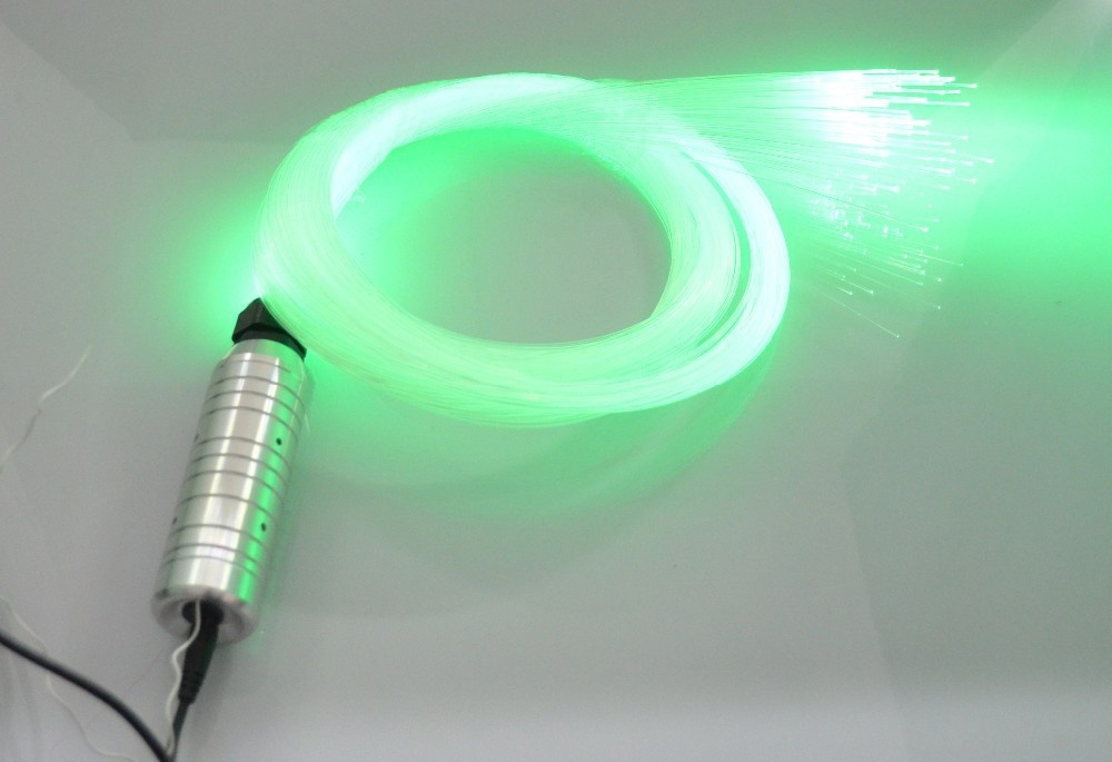 Car Use Dc12v 6w Rgb Led Plastic Fiber Optic Star Ceiling Kit