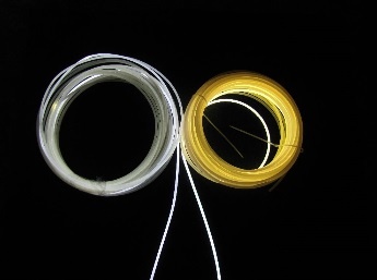 milky side glow fiber optic