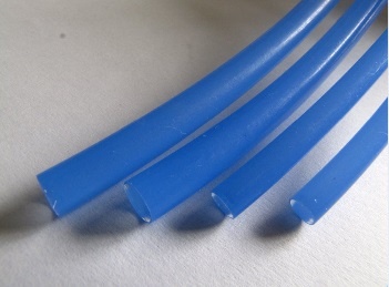 blue side glow optical fiber
